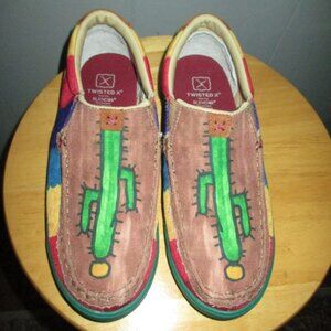 TWISTED X Rowan YCA0021 Kicks Sz 4